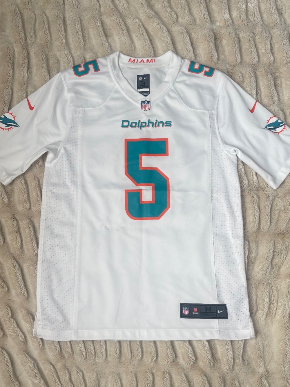 Nike Miami Dolphins Jalen Ramsey #5 Football Jersey White Men's Size medium